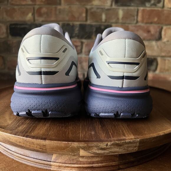 Brooks Ghost 15 Blue Pink Comfort Road Running Shoes Sneakers Women's 8.5 Wide - Picture 10 of 16